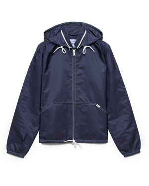 Prada Cazadora Tipo Sobrecamisa De Re-Nylon Ligero, Mujer, Talla - Azul