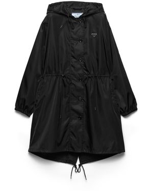 Prada Chubasquero De Re-Nylon, Mujer, Talla - Negro