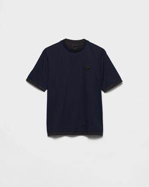 Men's Prada Short sleeve t-shirts | Lyst