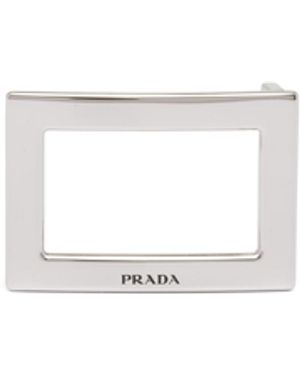 Prada Hebilla De Metal Para Cinturón, Hombre - Multicolor