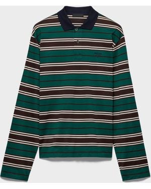 Prada Cotton Polo Shirt - Green