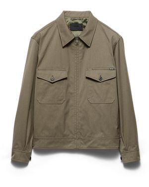 Prada Chaqueta De Tejido Técnico, Hombre, Talla - Verde