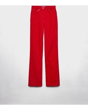 Prada Pantaloni Cinque Tasche - Rosso