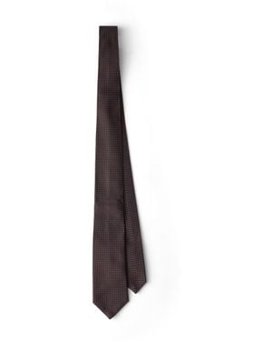 Prada Corbata De Seda, Hombre, Talla - Blanco