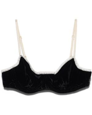 Prada Sujetador De Terciopelo, Mujer, Talla - Negro