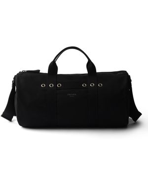 Prada Bolso De Loneta - Negro