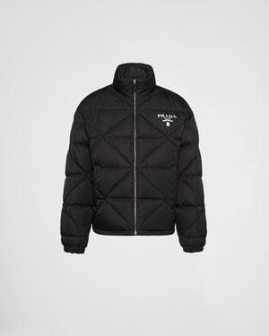 Prada Re-Nylon Quilted Recycled-Nylon Jacket - Black