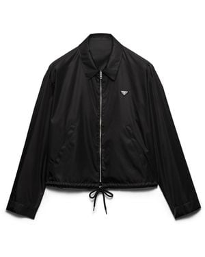 Prada Re-Nylon Blouson Jacket, Hombre, Talla - Negro