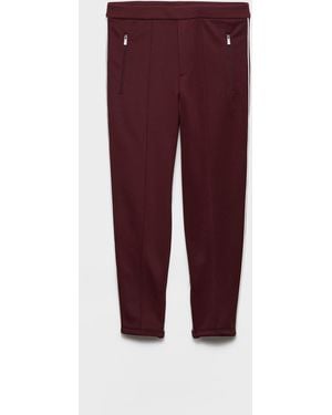 Prada Technical Fabric Joggers - Purple