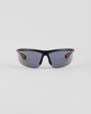 Prada Occhiali Da Sole Linea Rossa Active - Blu