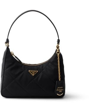 Prada Minibolso Acolchado De Re-Nylon Re-Edition 2005, Mujer - Negro