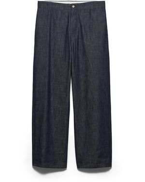 Prada Vaqueros De Tejido Vaquero Sin Tratar, Hombre, Talla - Azul