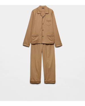 Prada Pyjama Aus Kaschmir - Natur