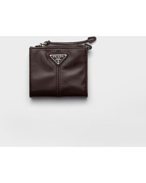 Prada Small Leather Wallet - White