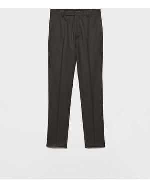 Prada Hose Aus Stretch-Kaschmir - Grau