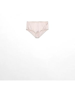 Prada Braguitas De Satén De Estilo Vintage, Mujer, Talla - Blanco