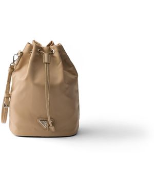 Prada Pouch De Re-Nylon, Mujer - Neutro
