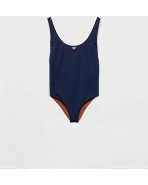 Prada One-Piece Jersey Swimsuit - Blue