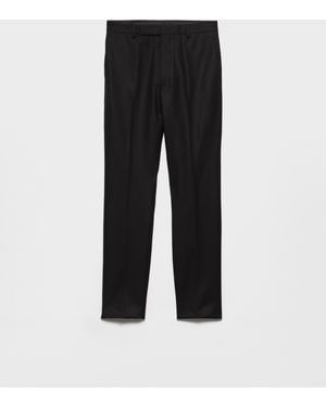 Prada Hose Aus Stretch-Kaschmir - Schwarz