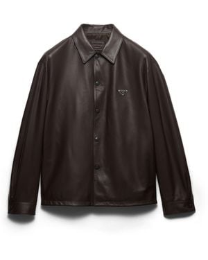 Prada Camisa De Napa, Hombre, Talla - Marrón