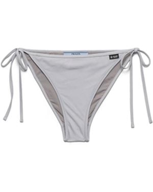 Prada Braguita De Bikini De Punto, Mujer, Talla - Blanco