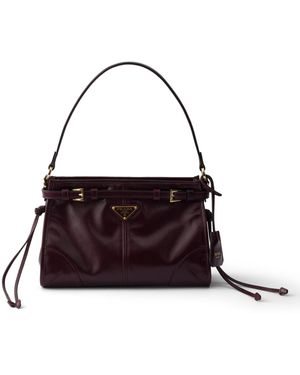 Prada Bolso Bonnie De Piel Pequeño, Mujer - Multicolor