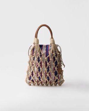 Prada Borsa Noué Medium - Multicolore