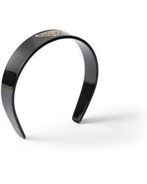 Prada Diadema De Plexiglás, Mujer - Negro