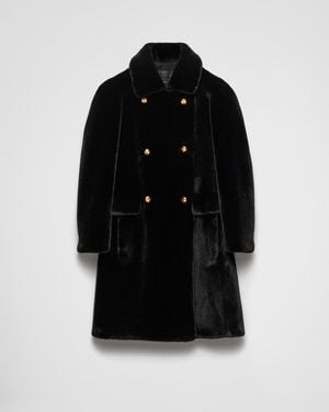Prada Cappotto Doppiopetto - Nero