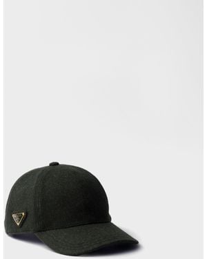 Prada Cappello Da Baseball - Bianco