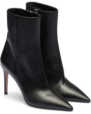 Prada Botines De Napa - Negro
