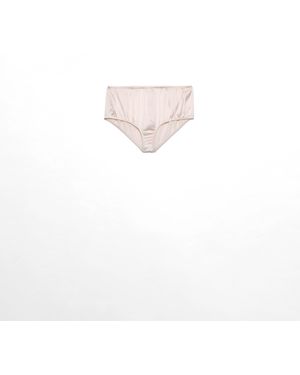 Prada Braguitas De Satén De Estilo Vintage, Mujer, Talla - Blanco