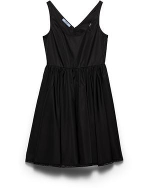 Prada Minivestido De Re-Nylon, Mujer, Talla - Negro
