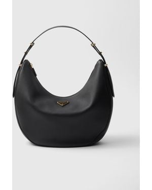 Prada Borsa A Spalla Arqué Large - Nero