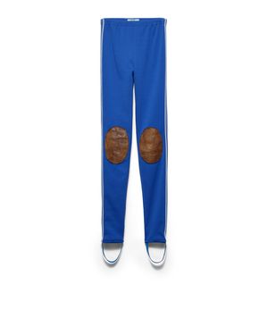 Prada Leggings De Felpa, Mujer, Talla - Azul