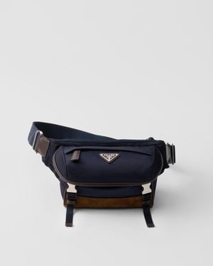 Prada Borsa A Tracolla Small - Blu