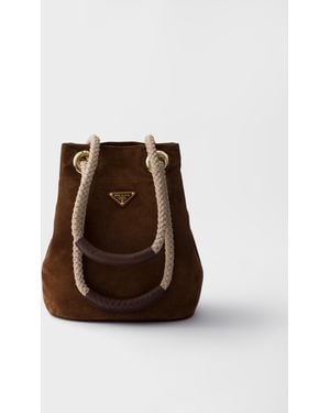 Prada Secchiello Mariner Small - Marrone