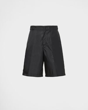 Prada Re-nylon Bermudas - White
