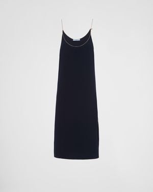 Prada Sablé Dress - Blue