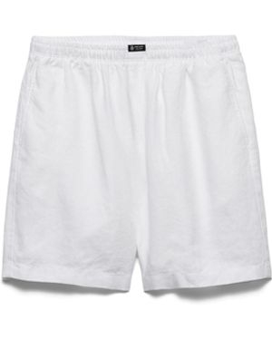 Prada Bermudas De Lino, Hombre, Talla - Blanco