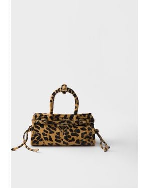 Prada Bonnie Mini-Handtasche Aus Bedrucktem Leder - Mehrfarbig