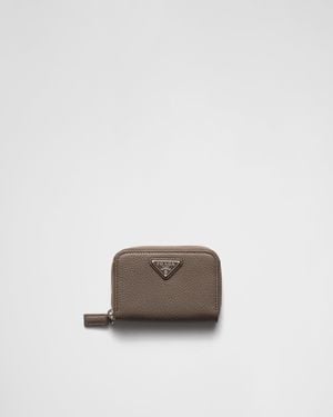 Prada Münzgeldbeutel Aus Leder - Mehrfarbig
