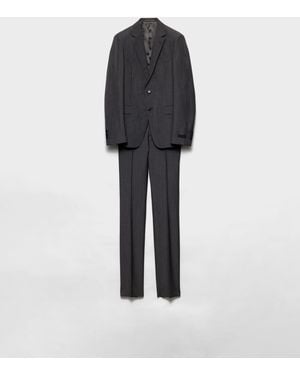 Prada Wool And Mohair Single-Breasted Suit - Multicolor
