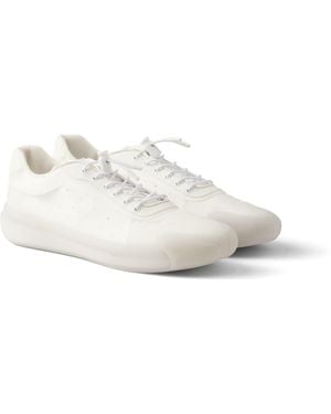 Prada Zapatillas De Tejido Técnico, Hombre, Talla 6 - Blanco