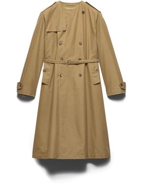 Prada Abrigo En Mezcla De Algodón, Hombre, Talla - Neutro
