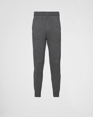 Prada Pantaloni In Cashmere - Multicolore