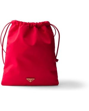 Prada Minipouch Wish Re-Nylon, Mujer - Rojo