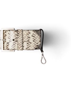 Prada Correa Para La Muñeca En Piel Ayers, Mujer - Blanco