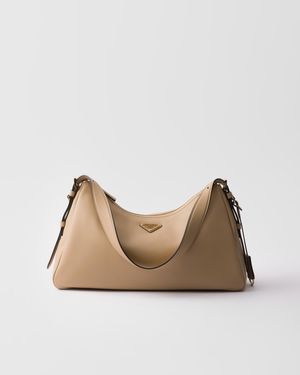 Prada Borsa A Spalla Aimée Grande - Neutro