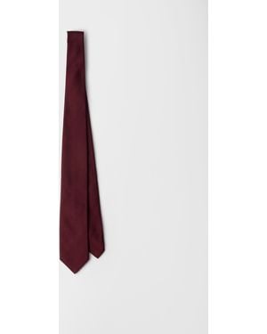Prada Satin Tie - Purple
